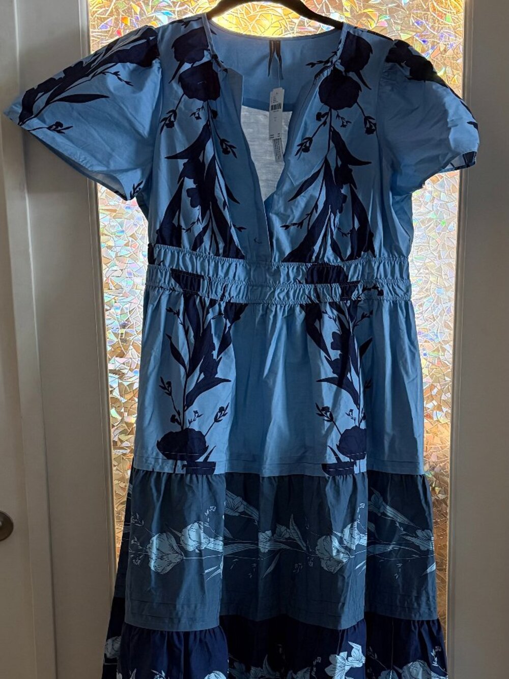 The Somerset Maxi Dress - Soft Blue - Size L - NWT